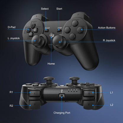 PS3 Controller Wireless 2 Pack