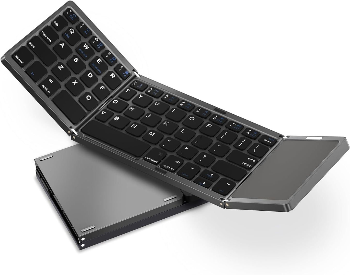 Foldable Bluetooth Keyboard with Touchpad