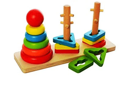 Fun Blast Wooden Shapes Toys