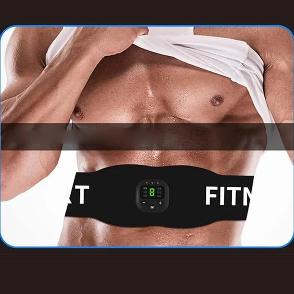 Weight Loss Abdomen Fitness Black Belt | حزام لياقة للبطن وفقدان الوزن باللون الأسود